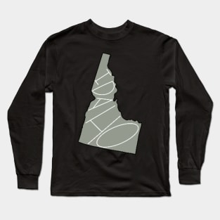 Idaho! Sticker Long Sleeve T-Shirt